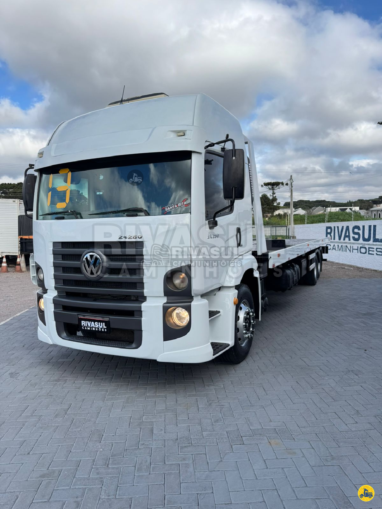 CAMINHAO VOLKSWAGEN VW 24280 Plataforma Guincho Truck 6x2 Rivasul Caminhões CURITIBA PARANÁ PR